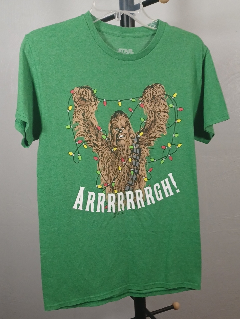 Star Wars Green Graphic Short Sleeve Tee Size Small